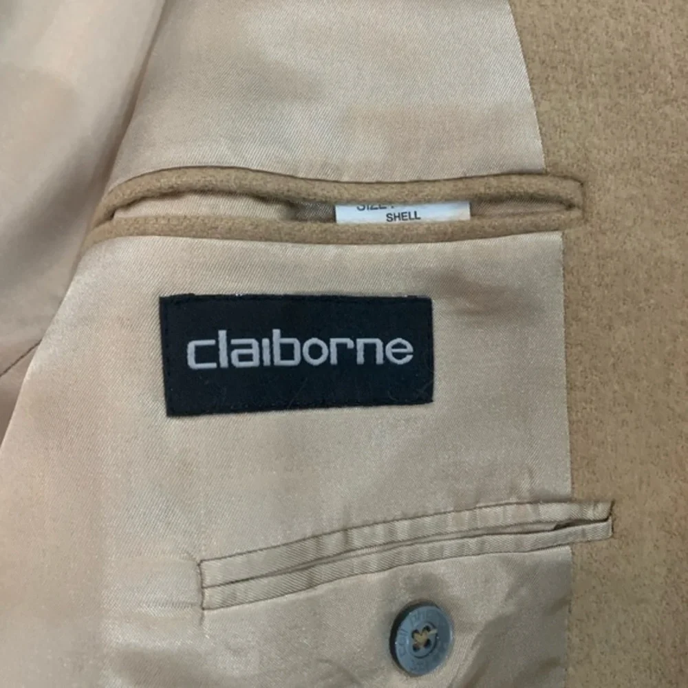 Men's Sportscoat Claiborne 100% Camel‎ Hair! Size ( 46 L) Two Button
